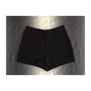 Black High Waisted Shorts